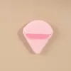 Nuevo Puff Triangular de Terciopelo Suave de Venta Caliente que No Absorbe el Polvo, Puff Abanico tipo Cushion para Fijar Polvos Sueltos