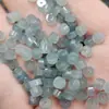 Cuentas de Jade Rectas Grado A, Cuentas de Ábaco, Cuentas de Jade Sueltas, Cuentas Espaciadoras Verde Aceite Azul, Cuentas para Accesorios de Joyería DIY