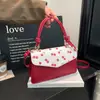 2026 Moda Trendy Estampada Linda Patchwork Gran Capacidad Elegante Bolso de Hombro Cruzado Axila Bolso Cuadrado Pequeño para Mujer