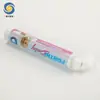 Manguera de pasta de dientes de plástico de aluminio de dibujos animados personalizada al por mayor para niños, manguera de pasta de dientes de color compuesto de plástico de aluminio familiar linda