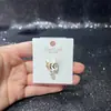 Brinco Ear Cuff Geométrico de Design Original para Mulheres, Agulha de Prata S925 Galvanizada Ecológica de Design Original, Coração em Formato de Coração para Revenda da Loja