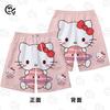Pantalones Casuales de Dibujos Animados Lindos Kt Hello Kitty de Venta Caliente Transfronteriza Estampado 3D Versátiles Modernos Ajustados Cinco Cuartos
