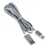 Cable de Datos Tipo-C Cable de Datos de Nylon Tipo-C Cable de Carga Tipo-C Cable de Datos Usb-C 1m