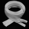 Em Estoque Zíper Invisível #3 Zíper de Nylon para Capa de Colcha 1m 1.5m Zíper para Capa de Colcha Zíper de Nylon Branco Descolorido