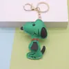 Pingente de Bolsa Fofo de Cachorrinho Snoopy Celebridade da Internet, Chaveiro de Carro Feminino, Ornamento Feito à Mão, Presente para Casal Venda por Atacado