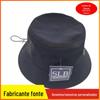 Chapéu de pescador de aba larga personalizado, chapéu de praia anti-UV, chapéu de sol para quatro estações, chapéu de proteção solar de cano alto, feito sob medida