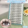Diez Filas de Pestañas Postizas de Girasol Falsas Nuevas de Celebridad de Internet sin Pegamento y sin Eliminación con Segmentación Natural y Ojos de Dibujos Animados Lindos para Principiantes