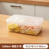 Caja de almacenamiento para mantener la frescura del refrigerador de la cocina, sellada para la preparación de alimentos, caja transparente para mantener la frescura, compartimento de grado alimenticio, congelador de plástico