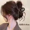 Presilha de cabelo fofa estilo coreano de tubarão de alta qualidade, grampo para o início do outono, acessório de cabelo requintado para meninas, presilha de cabelo extra grande
