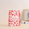 Exquisita Bolsa de Papel Kraft para San Valentín, Bolsa de Compras, Bolsa de Regalo para Joyería en Centro Comercial, Bolsa para Llevar de Fiesta Navideña, Bolsa para Productos para Llevar