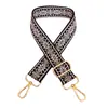 Correa de Bolso Ancha de 3.8 cm Correa de Hombro Jacquard Colorido Lona de Diamante Accesorios Correa de Bolso de Hombro Único Cruzado Correa de Bolso para Mujer