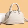 Bolso de mujer transfronterizo, moderno y de alta gama, bolso de concha vintage, versátil y elegante, con textura de lichi, se puede llevar como bolso de hombro, bolso cruzado o bolso de mano