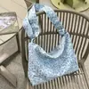 Bolso de Hombro Retro Americano con Estampado de Leopardo Estilo Perezoso Versátil Bolso de Mano Bolso de Hombro Gran Capacidad Bolsa de Compras para Viajes