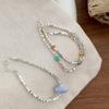 Pulsera Minimalista de Bloques de Color para Mujer, Diseño Geométrico Moderno y Único, Joyería de Nicho de Moda