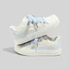 Zapatillas Blancas de Caña Baja Color Macarrón Bell Fashion Estilo Nuevo Primavera 2026 Cómodas Versátiles Casuales 6938