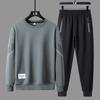 Conjunto de Sudadera Casual para Hombre Nuevo Primavera y Otoño 2026, Sudadera de Cuello Redondo y Pantalones, Conjunto de Dos Piezas de Ropa Deportiva de Marca de Moda para Hombre