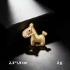 Broche de Caballo con Gota de Aceite de Aleación de Moda, Exquisito Broche para Traje y Abrigo, Accesorio de Pin Versátil, Broche del Año del Caballo del Zodiaco