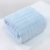 Toalla de baño extragrande 90*175 cm, toalla de vellón de coral con burbujas, gruesa, absorbente, suave, transpirable, amigable con la piel, popular para ventas transfronterizas