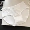 Pantaletas de Encaje de Algodón Crudo Clase A con Refuerzo de Algodón Puro para Mujer, Calzones de Algodón Puro, Nuevo Estilo 2026 Pantalones Cortos Sexy de Puro Deseo