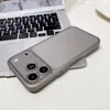Adecuado para iPhone 18 Pro Max, funda de teléfono mate, color sólido, simple, ultrafina, cubierta protectora suave de cobertura total para Apple 17