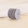 Cordón de Cuero Gamuzado Doble Cara, Cordón Hecho a Mano de Piel de Vaca, Accesorios para Joyería DIY, Cordón de Piel de Ciervo, Etiqueta de Cuero Gamuzado, Cordón Trenzado, Materiales Decorativos