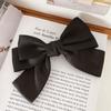 Red Bow Hairpin Mulheres Meninas Cetim Costas da Cabeça Hairpin Headwear Internet Celebridade Explosivo Elegante Menina Bangs Clip