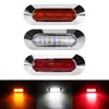 Luz Lateral Modificada para Caminhonete 4 LEDs 12V24V Estrutura Galvanizada Luz de Sinalização Luz de Largura para Trailer Luz de Cintura Direcional para RV