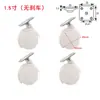 Ruedas giratorias universales engrosadas simples de 1.5 pulgadas 2 pulgadas para muebles, polea de escritorio de computadora plana de PP, estante para bandejas de flores, rueda de plástico