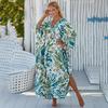 Blusa bikini de rayón europea y americana transfronteriza, abrigo, traje de baño para aguas termales, atuendo, falda de playa junto al mar, chal de traje de baño para mujer
