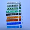 Ágata Verde Natural Laranja, Azul, Ágata Preta Ágata Aquática Labradorita Seção Quadrada de Fundo Plano 4*4 mm
