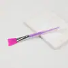 Brocha de Silicona para Mascarilla, Brocha Suave para Mascarilla, Brocha en Forma de Abanico para Ácido Frutal, Brocha de Maquillaje, Brocha de Belleza, Aplicador de Mascarilla de Barro, Herramienta de Belleza