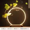 Lámpara LED Anillo Decoración Cerámica Nuevo Chino Zen Creativo Sala de Estar Entrada Oficina Escritorio Decoración del Hogar