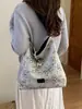 Bolso tote grande y ligero para mujer, versátil y de gran capacidad, nuevo diseño de moda 2026, de un solo hombro, con bordado estilo chino, bolso tipo cubo