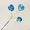 Simulación de flores de amapola de alto nivel, adornos florales falsos, ramo para sala de estar, decoración de mesa de comedor, adornos de boda, tiroteo