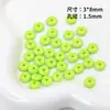 8mm Acrílico Colorido Redondo Plano Contas de Ábaco Contas Espaçadoras DIY Pulseiras Colares Artesanais Contas Soltas Acessórios de Joias