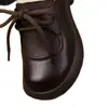 Colección Otoño 2026: Zapatos Planos de Mujer con Puntera Redonda, Cordones, Piel Genuina y Suela Suave Gruesa, Antideslizante y Cómoda para Usar Todo el Día