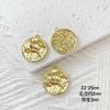 Estilo de luxo brilhante cor k ouro cor prata retenção de cor pingente longo pulseira DIY feita à mão colar acessórios de joias atacado
