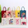 Bolsa Tote Tendência de Feltro com Transfer de Calor Novo Estilo Bolsa para Estudo de Desenho Animado Bolsa para Lancheira Bolsa Tote Cem Dias Bolsa de Compras Estampada