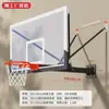 Aro de Baloncesto de Pared Tablero de Baloncesto Estándar Tablero de Baloncesto de Vidrio Templado Tablero de Baloncesto para el Hogar Interior Exterior Aro de Baloncesto de Pared Exterior