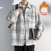 Chaqueta acolchada de algodón Chanel Lel Primavera 2025 para hombre, a cuadros, casual, de algodón y engrosada, chaqueta cálida