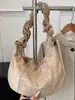 Yuezhi 2026 Verano Nuevo Bolso de Hombro Plegado de Gran Capacidad Tipo Bollo Casual Simple de Alta Gama Versátil Bolso Cruzado