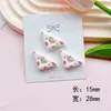 Papelería de Simulación de Cerdo Lindo Resina Dibujos Animados Zuecos Accesorios DIY Funda de Teléfono Pegatinas Materiales para Accesorios del Cabello