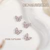 Glacier Gravel Butterfly Nail Art Jóias Internet Popular Super Flash High-grade Light Luxo Tridimensional Diamante Decoração de Unhas