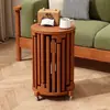 Bancos apilables, Bancos apilables de madera maciza seis en uno, Bancos redondos para uso doméstico, Bancos de comedor de repuesto, Bancos de madera apilables, Bancos de comedor