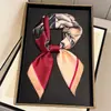 Pañuelo de Seda Floral Vintage Estilo Boceto para Mujer, Pañuelo Cuadrado de Seda de Imitación con Bloques de Color, Delgado y Versátil para Primavera y Verano, Se Puede Usar como Bufanda para el Cuello o Lazo para el Cabello