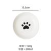 Amazon Silicone Antiderrapante Cerâmica Bandeja Gato Tigela Gato Pet Lanche Comida Gato Bandeja de Lata Bacia Comida Gatinho Suprimentos Pet