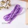 Cuerda de Poliéster con Núcleo Trenzado a Mano Tejida a Mano Cuerda de Paraguas DIY Serie Miu Colgante de Bolsa Llavero Cuerda para Teléfono Móvil Material