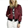 Jaqueta Casaco Moda Curta com Zíper Cor Sólida Outono Inverno Novo Europeu e Americano Ebay AliExpress