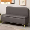 Banqueta para Cambiar Zapatos de Madera Maciza Sencilla con Respaldo Taburete de Almacenamiento Asiento para Dormitorio Almacenamiento Sofá Largo Sofá tipo Cabina Montado en Pared Tapicería Suave