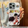 Luffy Es Adecuado para Apple 17Promax Dibujos Animados Lindo Iphone16Pro Lente Cubierta Completa 15 Dos en Uno